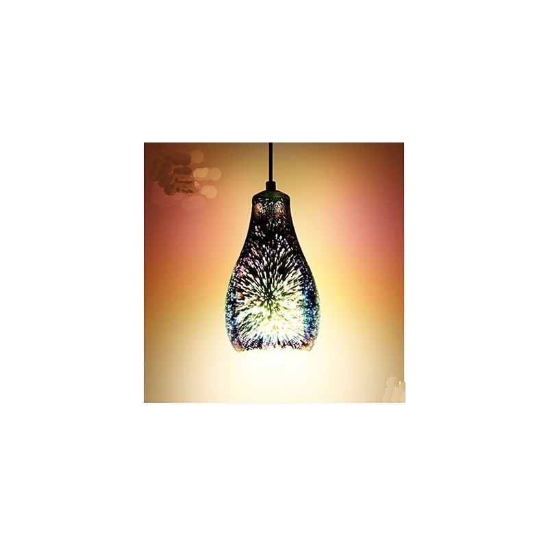 Enkelt bord 3D Glas Creative Pendant C