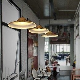 Country Gold Metal Pendel Light Garage