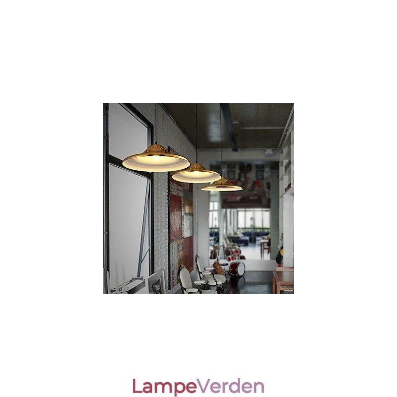 Country Gold Metal Pendel Light Garage