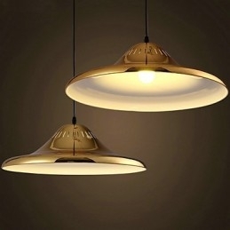 Country Gold Metal Pendel Light Garage