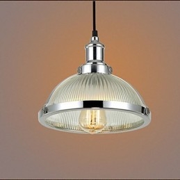 Amerikansk retro glas lampeskærm Lille pendel