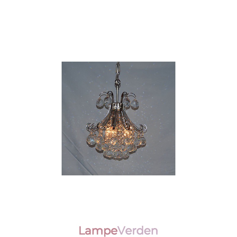 Moderne moderne krystal mini stil galvaniseret lysekrone pendel lys
