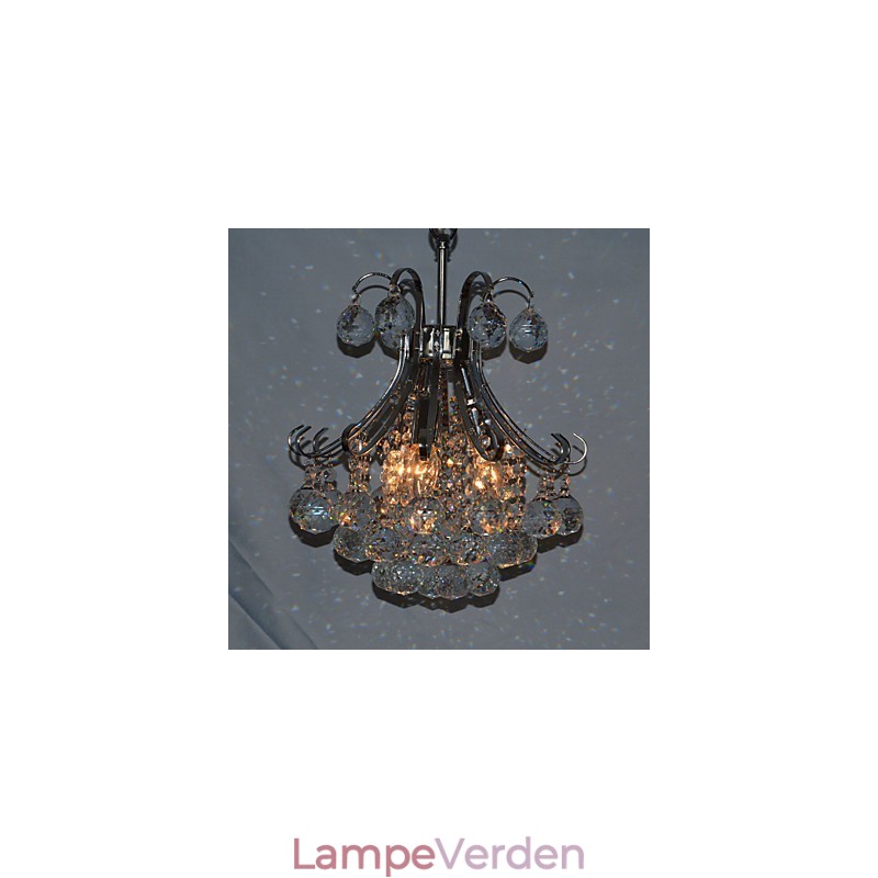 Moderne moderne krystal mini stil galvaniseret lysekrone pendel lys