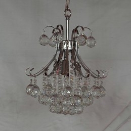 Moderne moderne krystal mini stil galvaniseret lysekrone pendel lys