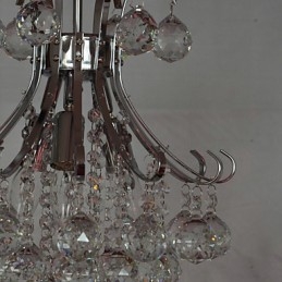 Moderne moderne krystal mini stil galvaniseret lysekrone pendel lys