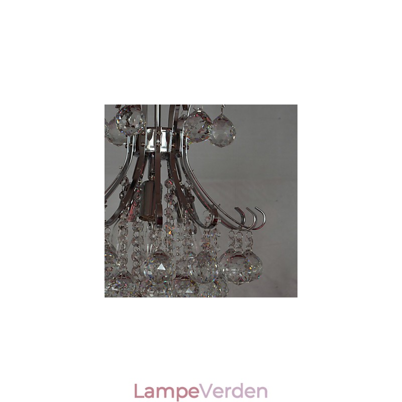 Moderne moderne krystal mini stil galvaniseret lysekrone pendel lys