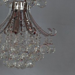 Moderne moderne krystal mini stil galvaniseret lysekrone pendel lys