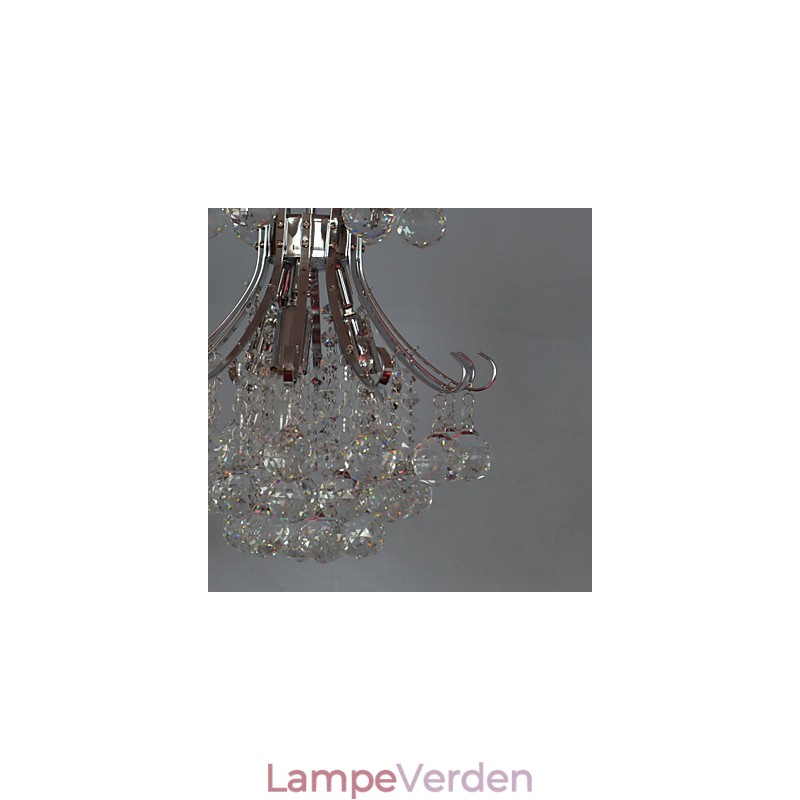 Moderne moderne krystal mini stil galvaniseret lysekrone pendel lys