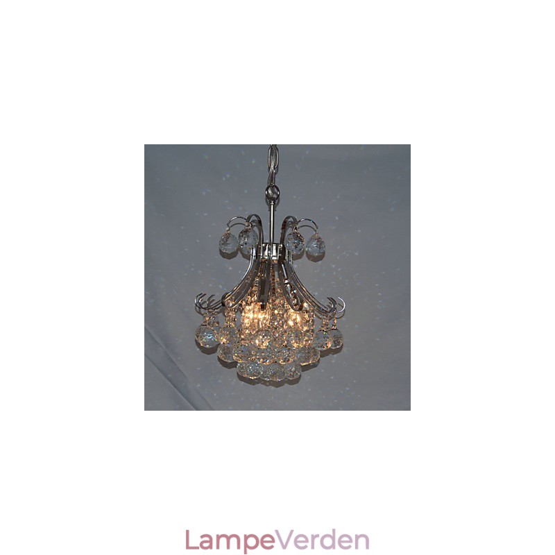 Moderne moderne krystal mini stil galvaniseret lysekrone pendel lys