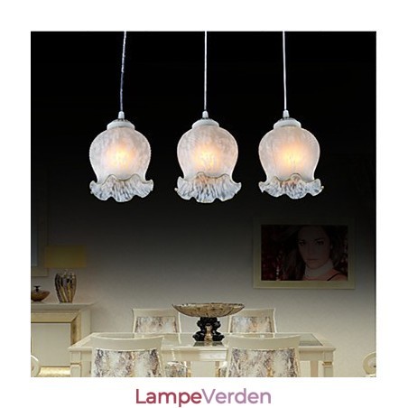 Pendel hvid Three Lights European Retro Classic Pendel hvid Three Lights European Retro Classic