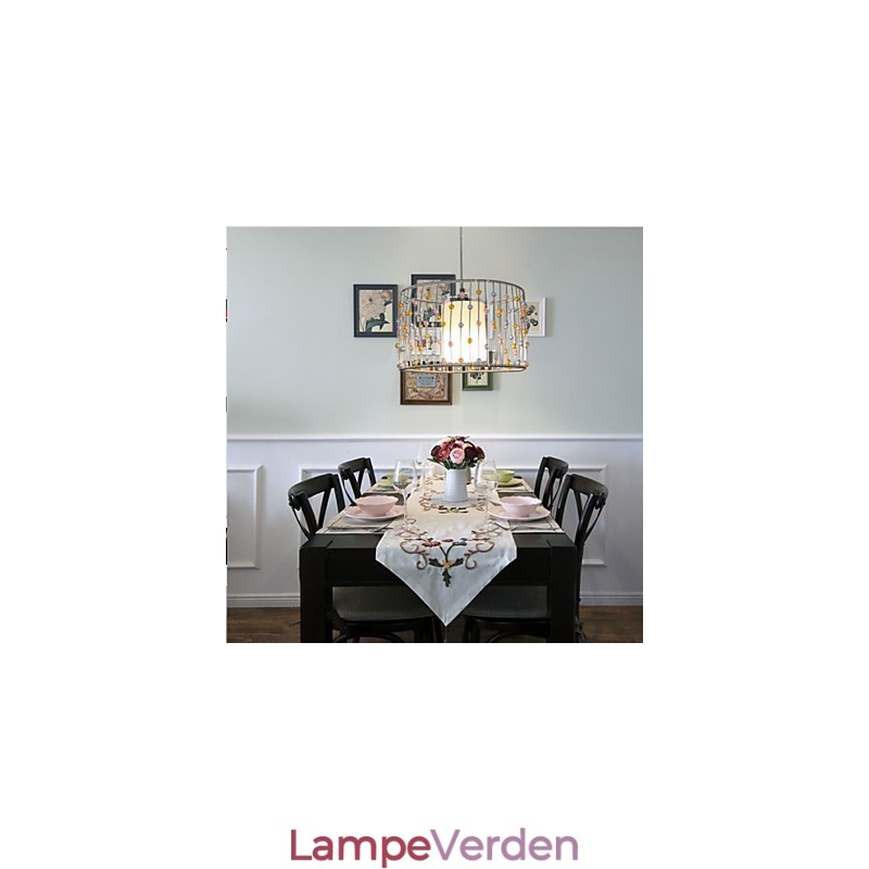 Lampens enkelthoved er en cylindrisk perle.