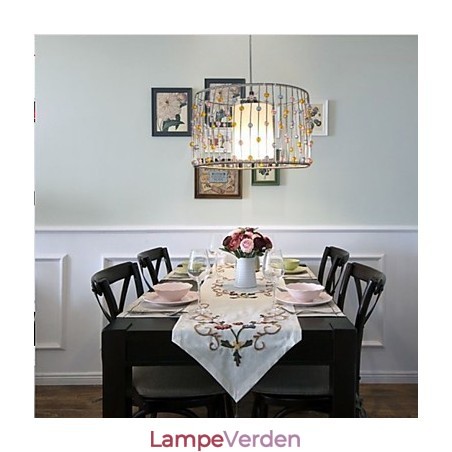 Lampens enkelthoved er en cylindrisk perle.