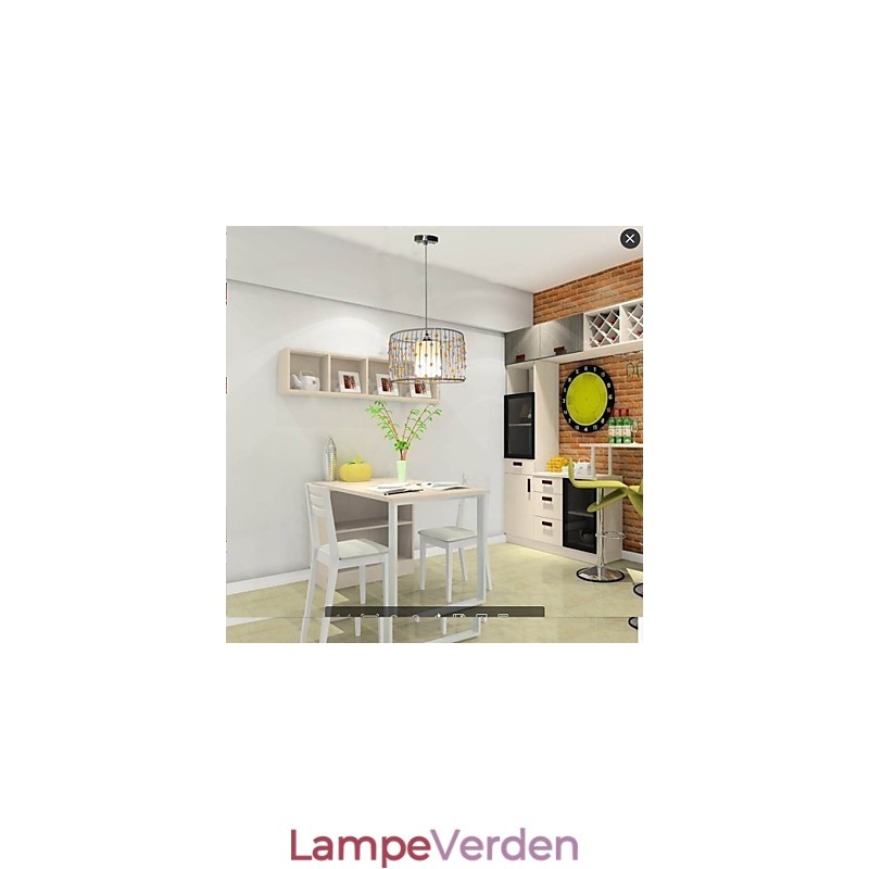 Lampens enkelthoved er en cylindrisk perle.