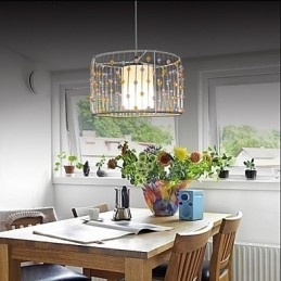 Lampens enkelthoved er en cylindrisk perle.