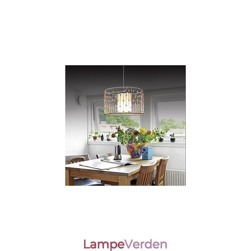 Lampens enkelthoved er en cylindrisk perle.