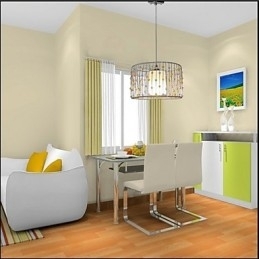 Lampens enkelthoved er en cylindrisk perle.