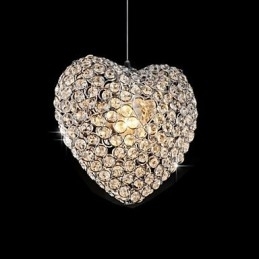 Moderne moderne Crystal Metal Pendel Light
