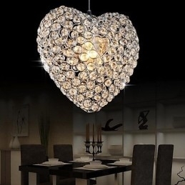 Moderne moderne Crystal Metal Pendel Light