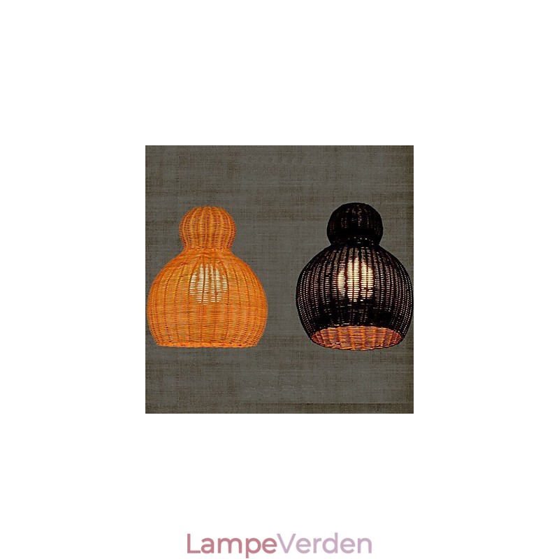 Hyacint rattan lysekrone