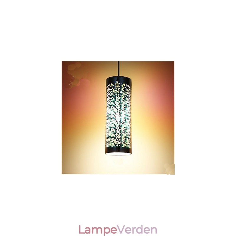 Enkelt bord 3D Glas Creative Pendant