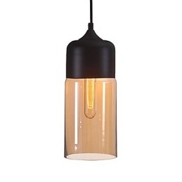 WestMenLights Elegant Flaskeskærm DIY Loftlampe Glas Pendelbelysning Edison Bulb Home