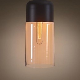 WestMenLights Elegant Flaskeskærm DIY Loftlampe Glas Pendelbelysning Edison Bulb Home