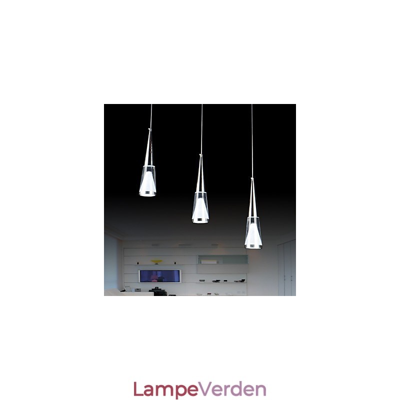 3 lys Pendel Light Modern Contemporary Metal