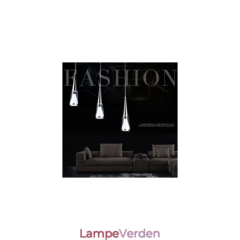 3 lys Pendel Light Modern Contemporary Metal