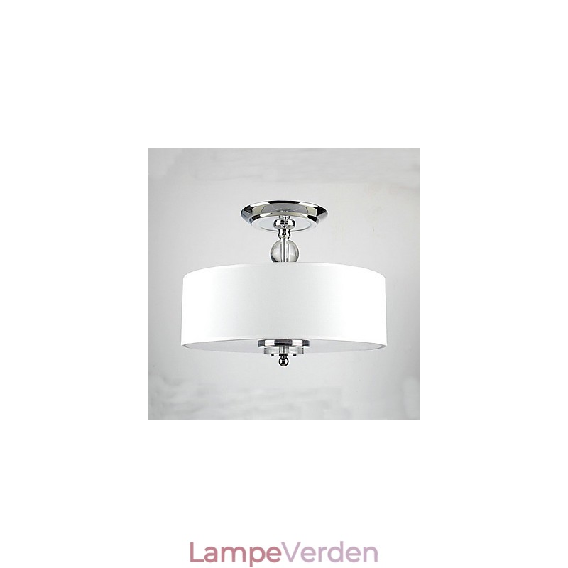 Moderne stilfuld 3 lys pendel med flannelet skærm