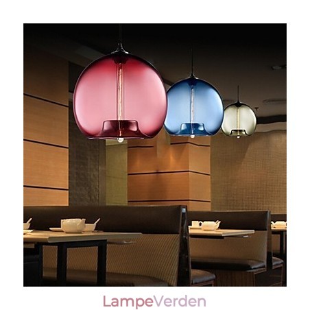 Retro kreativ enkelthoved glaspendellampe Cafe i guldfiskskålen Retro kreativ enkelthoved glaspendellampe Cafe i guldfiskskålen
