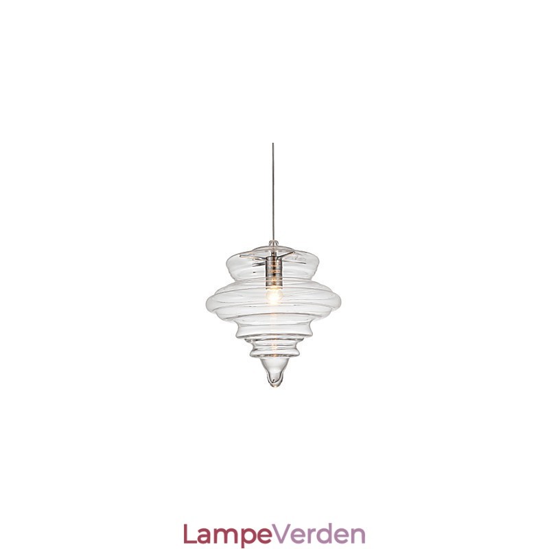 Pendel 1 lys moderne enkelhedFarveløst klart glas