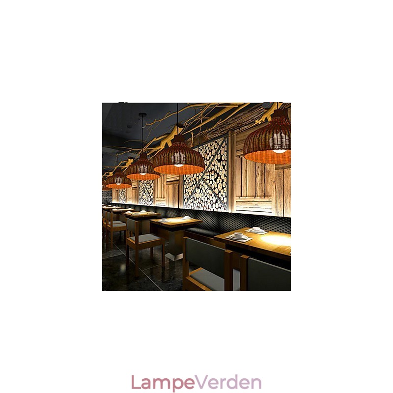 To Ri Creative Simple Single Head bambus Lysekrone Lysekrone