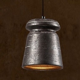 Personality Retro Keramisk hængende Teahouse Lysekrone lampe