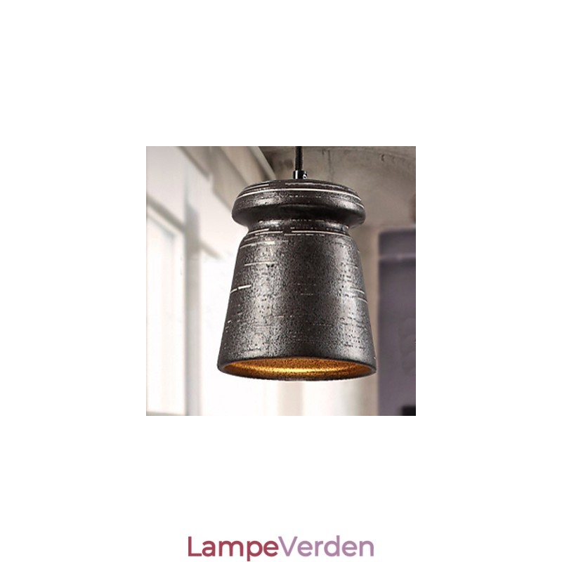 Personality Retro Keramisk hængende Teahouse Lysekrone lampe