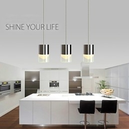 3 lys Pendel Light Modern Contemporary Metal