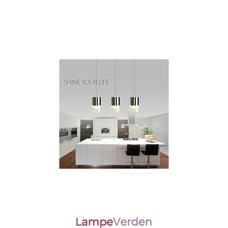 3 lys Pendel Light Modern Contemporary Metal