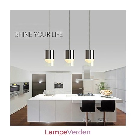 3 lys Pendel Light Modern Contemporary Metal