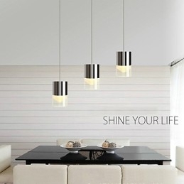 3 lys Pendel Light Modern Contemporary Metal