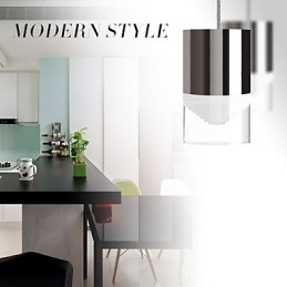 3 lys Pendel Light Modern Contemporary Metal