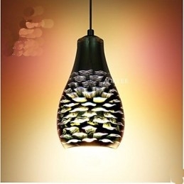 Enkelt bord 3D Glas Creative Pendant