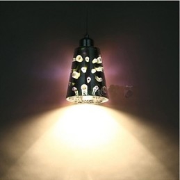 Enkelt bord 3D Glas Creative Pendant