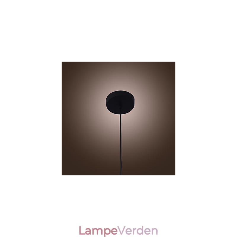 70W moderne glaspendel i transparent flaskedesign
