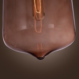 70W moderne glaspendel i transparent flaskedesign