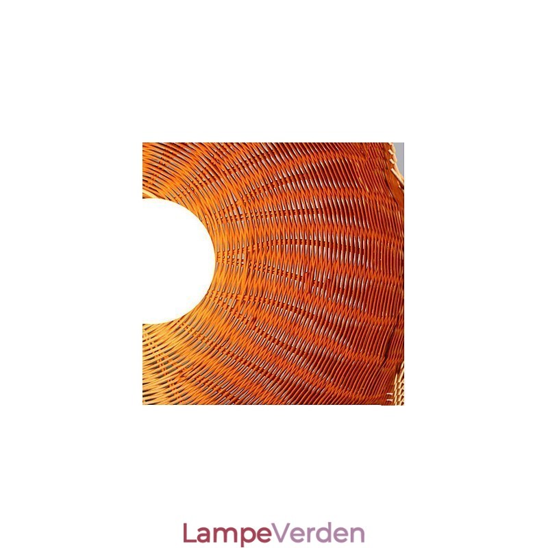 Hyacint rattan lysekrone