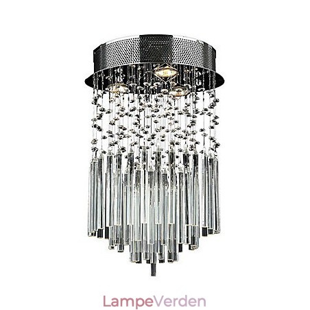 Moderne moderne krystal galvaniseret metal Flush Mount Moderne moderne krystal galvaniseret metal Flush Mount