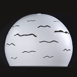 Simpel Modern Creative af ægte hvidt jernbelysning