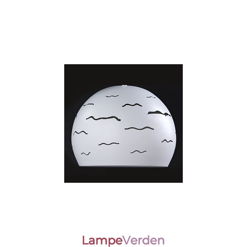 Simpel Modern Creative af ægte hvidt jernbelysning