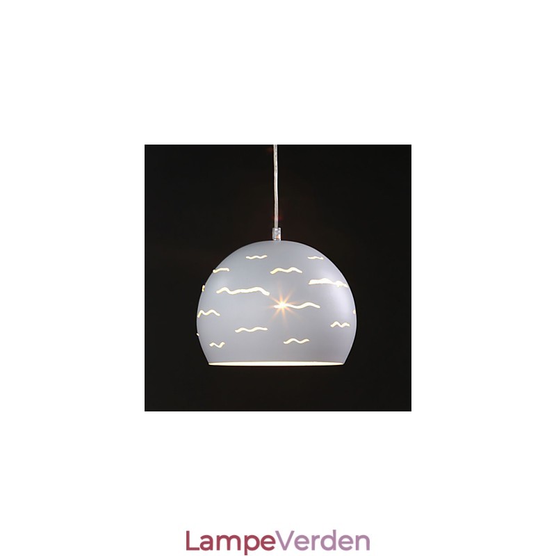 Simpel Modern Creative af ægte hvidt jernbelysning