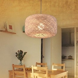 Europæisk mode lysekrone Moderne Minimalistisk Home Rattan Balls Lysekrone