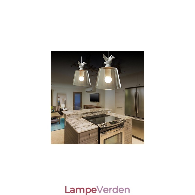 American Style Retro Creative Single Head Glas lampe Nordic Cafe